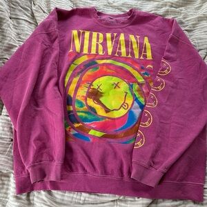 NIRVANA Pink Graphic Tee